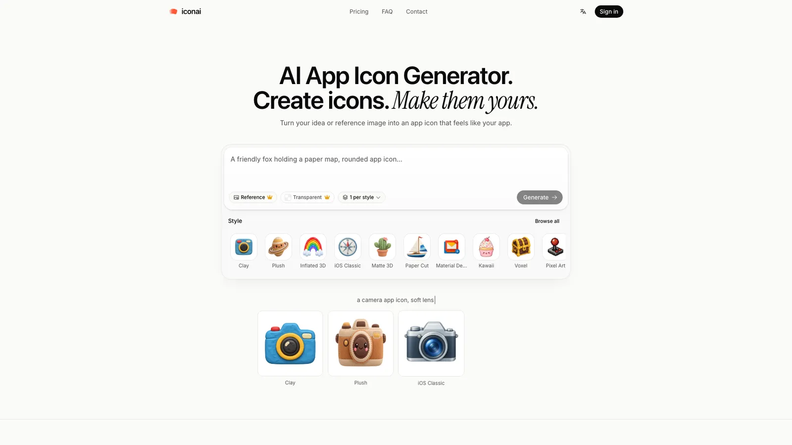IconAI screenshot 1