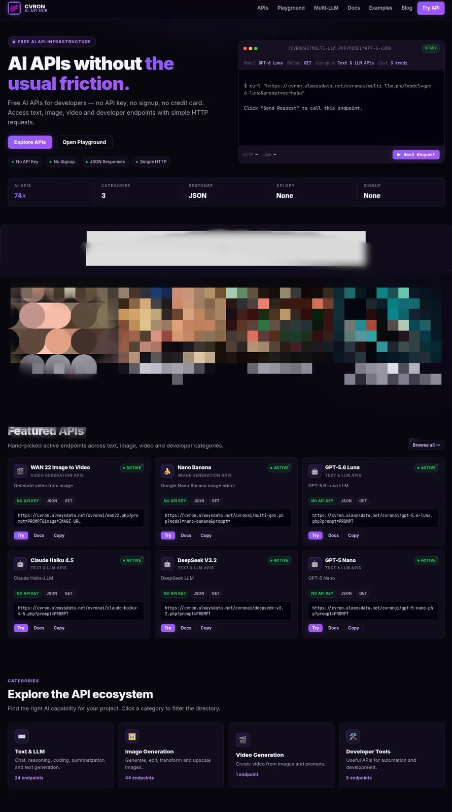 CVRON API HUB screenshot 3