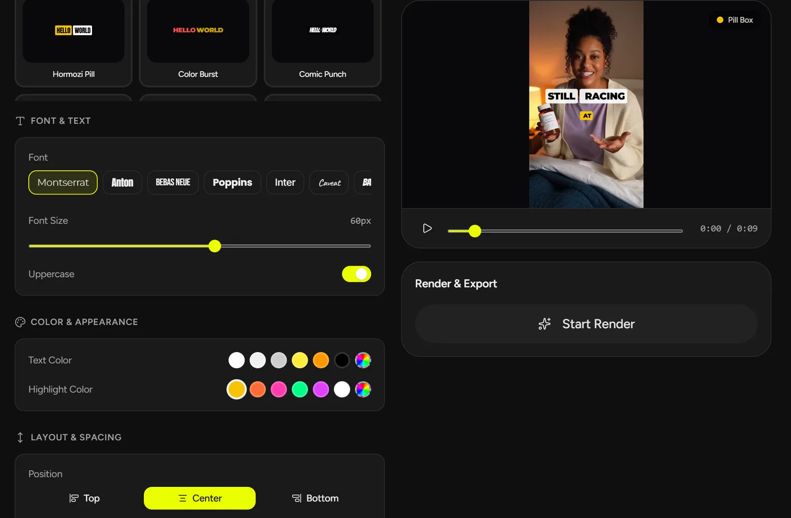 CaptionBolt screenshot 1