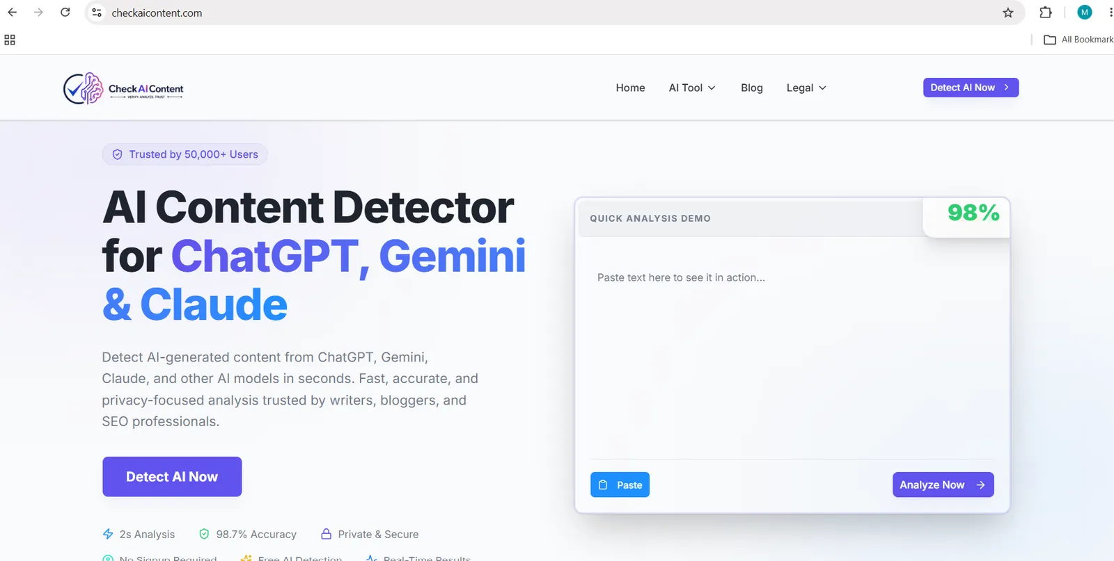 checkaicontent screenshot 1