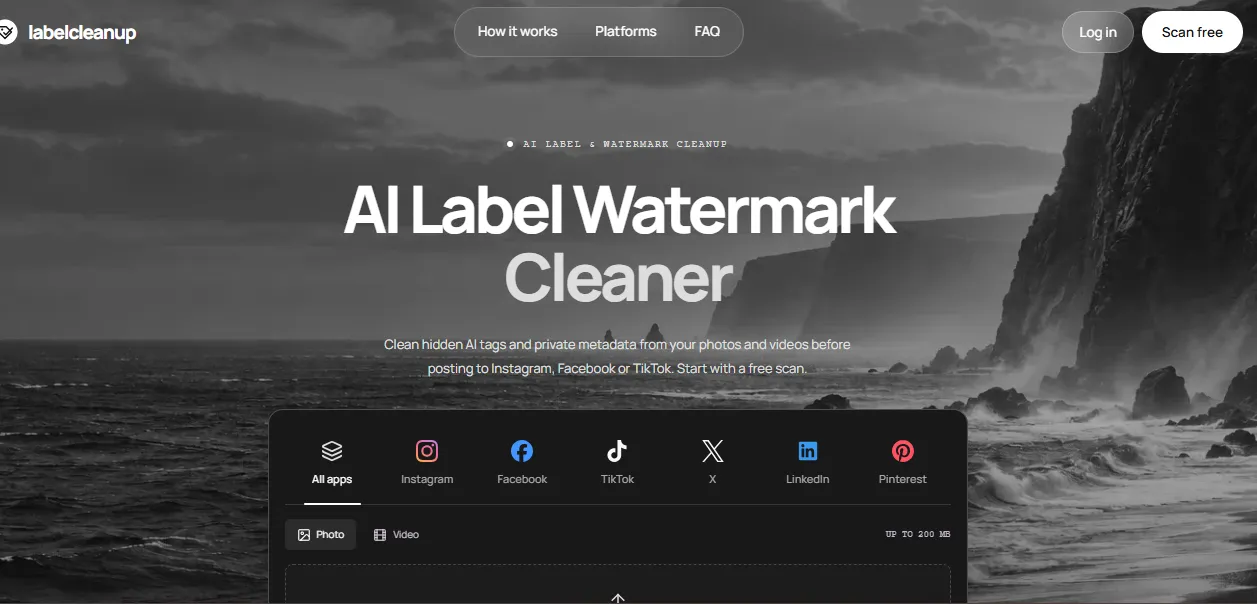 Label Cleanup screenshot 1