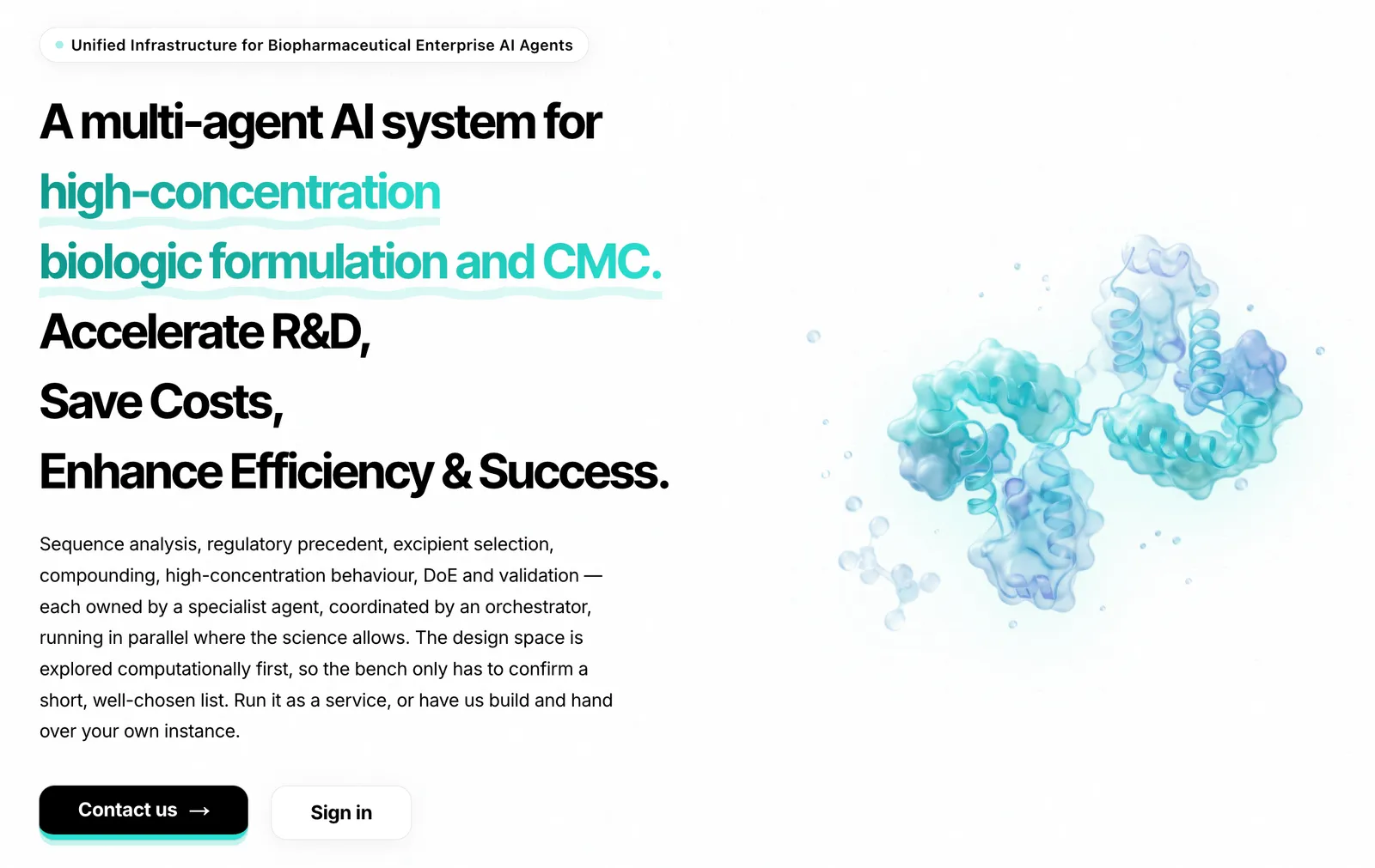 Uplizd · Biologic Formulation Platform screenshot 1