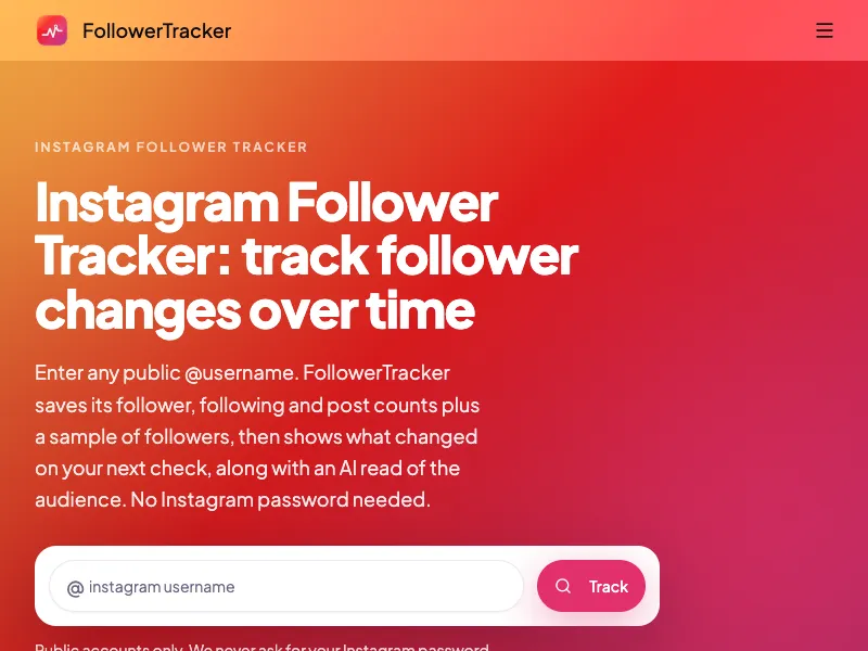FollowerTracker screenshot 1