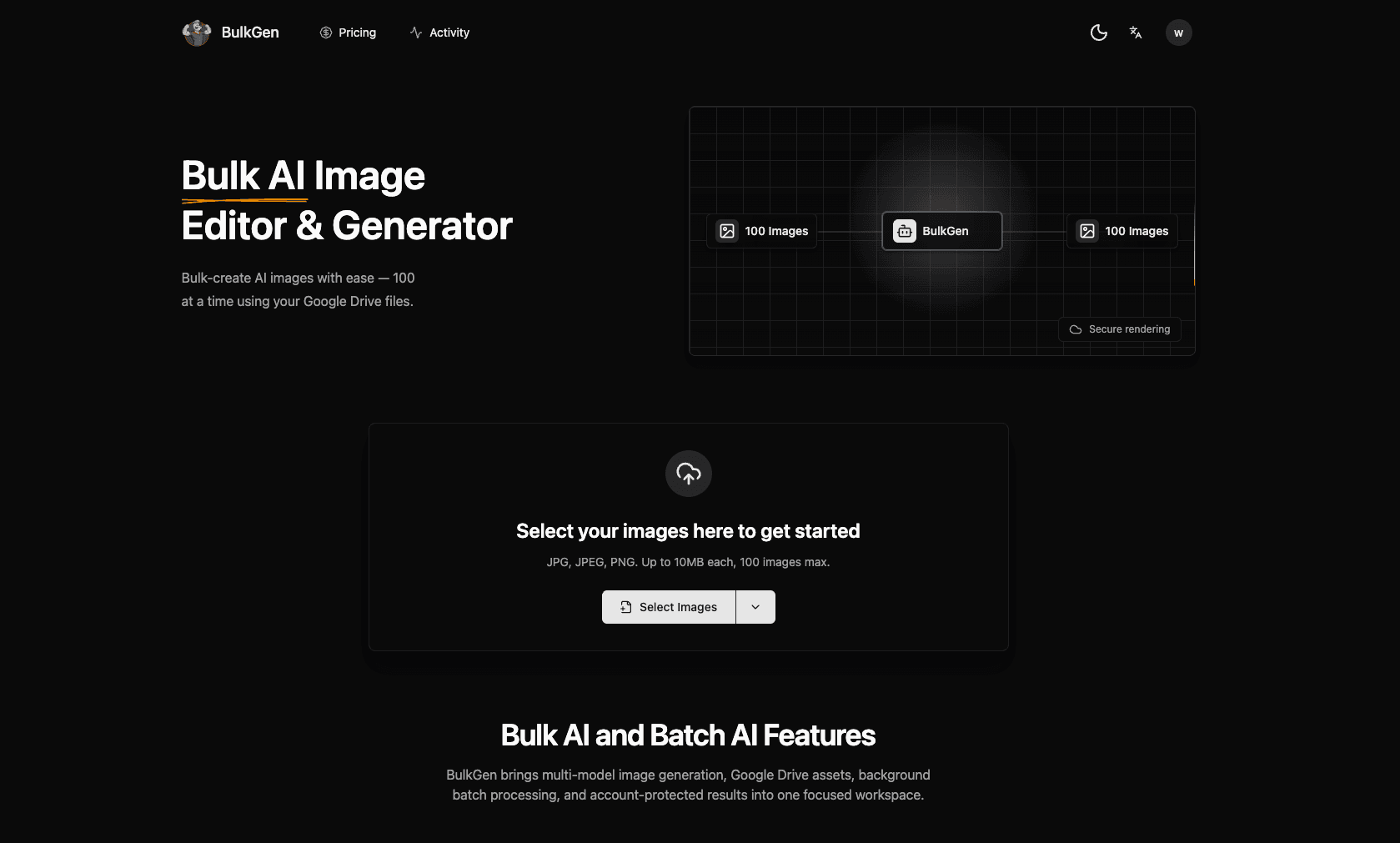 bulkgen screenshot 1